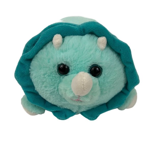 Triceratops Plush Dinosaur Dino Stackable Stuffed Animal - Picture 1 of 7